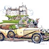 Rolls-Royce Silver Ghost Tourer: Illustrated by Ken Dallison