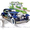 Rolls-Royce Phantom ll Newmarket Sedan: Illustrated by Ken Dallison