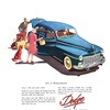 Dodge Four-Door Sedan Ad (September, 1947) – It's a Honeymoon