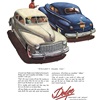 Dodge Four-Door Sedan Ad (January, 1948) – "Wouldn't Trade You"