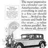 Chandler Big Six Metropolitan Sedan Ad (September-October, 1926) – The most impressive six-cylinder car in America today – Illustrated by George Shepherd