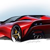 Ferrari SP51 (2022) – Design Sketch