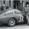 Ferrari 166 MM Panoramica (Zagato), 1948 - Posed with car is Stagnoli, the owner who enjoyed so much success with Ferrari Gran Turismo coupes in the 50s, before there was a GT class.
