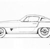 Ferrari 375 MM Coupe Speciale (Ghia), 1955 - Design Sketch