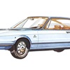 Fiat 128 Coupé (Moretti), 1969 - Illustration: Dany Brawand