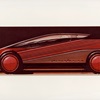 Honda HP-X (Pininfarina), 1984 – Design Sketch