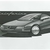 Alfa Romeo Vivace Coupe (Pininfarina), 1986 - Design Sketch