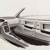 Seat Proto TL (ItalDesign), 1990 - Interior Design Sketch