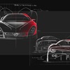 Alfa Romeo 33 Stradale, 2023 – Design Sketches