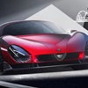 Alfa Romeo 33 Stradale, 2023 – Design Sketches by César Barreau