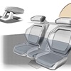 Mitsubishi Moonstone Concept (IED), 2023 – Design Sketch – Interior