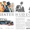 The Greater Hudson Seven-Passenger Sedan Ad (January, 1929): Illustrated by Karl Godwin