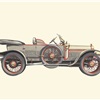 1911 Austin 18/24 HP - Illustrated by Pierre Dumont