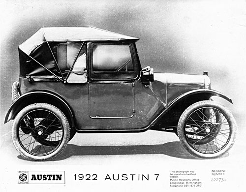 Austin Seven, 1922