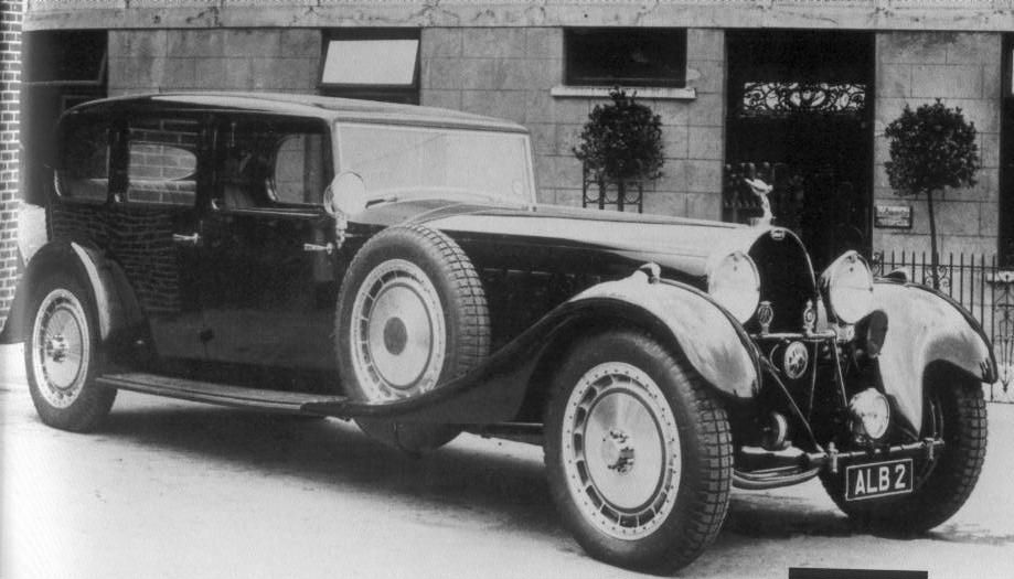 Bugatti Type 41 Royale Limosine body by Park Ward, 1931