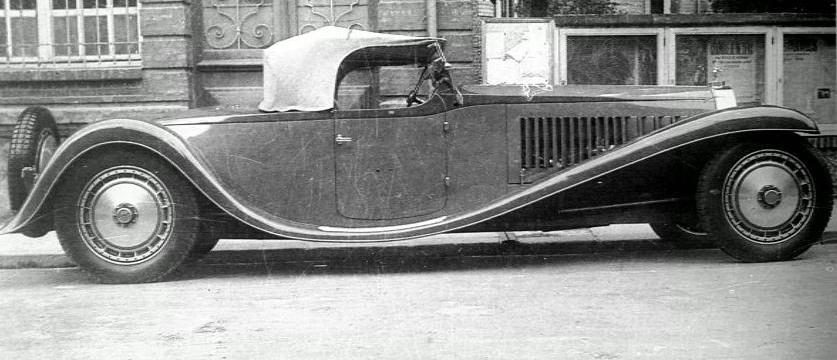 Bugatti Type 41 Royale Esders Roadster body by Jean Bugatti, 1932