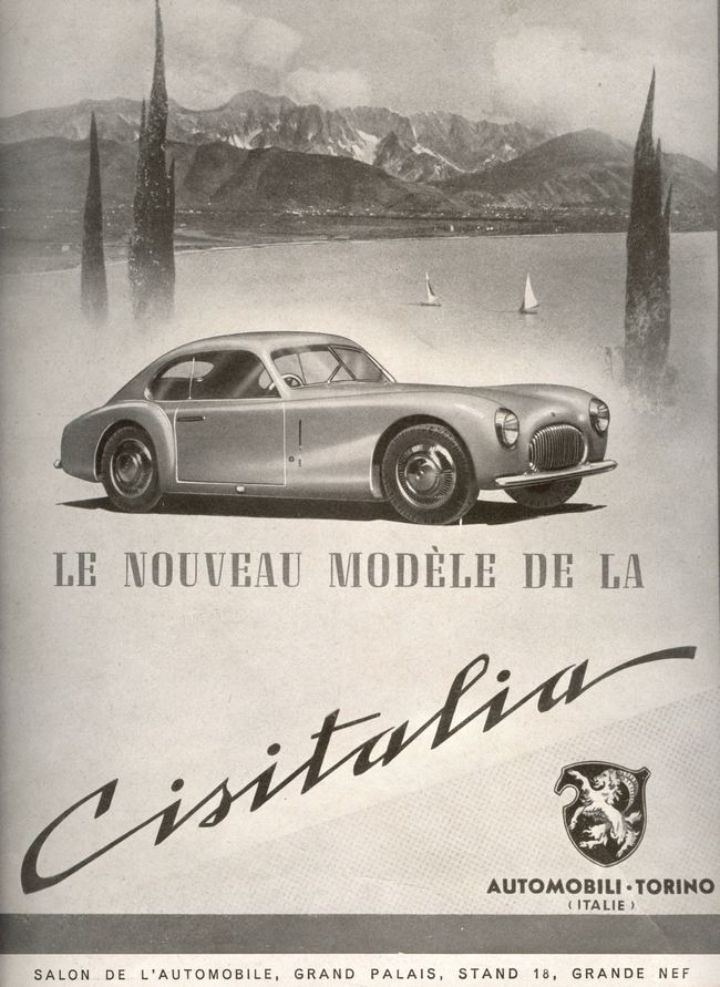Cisitalia 202 (Pininfarina), 1947