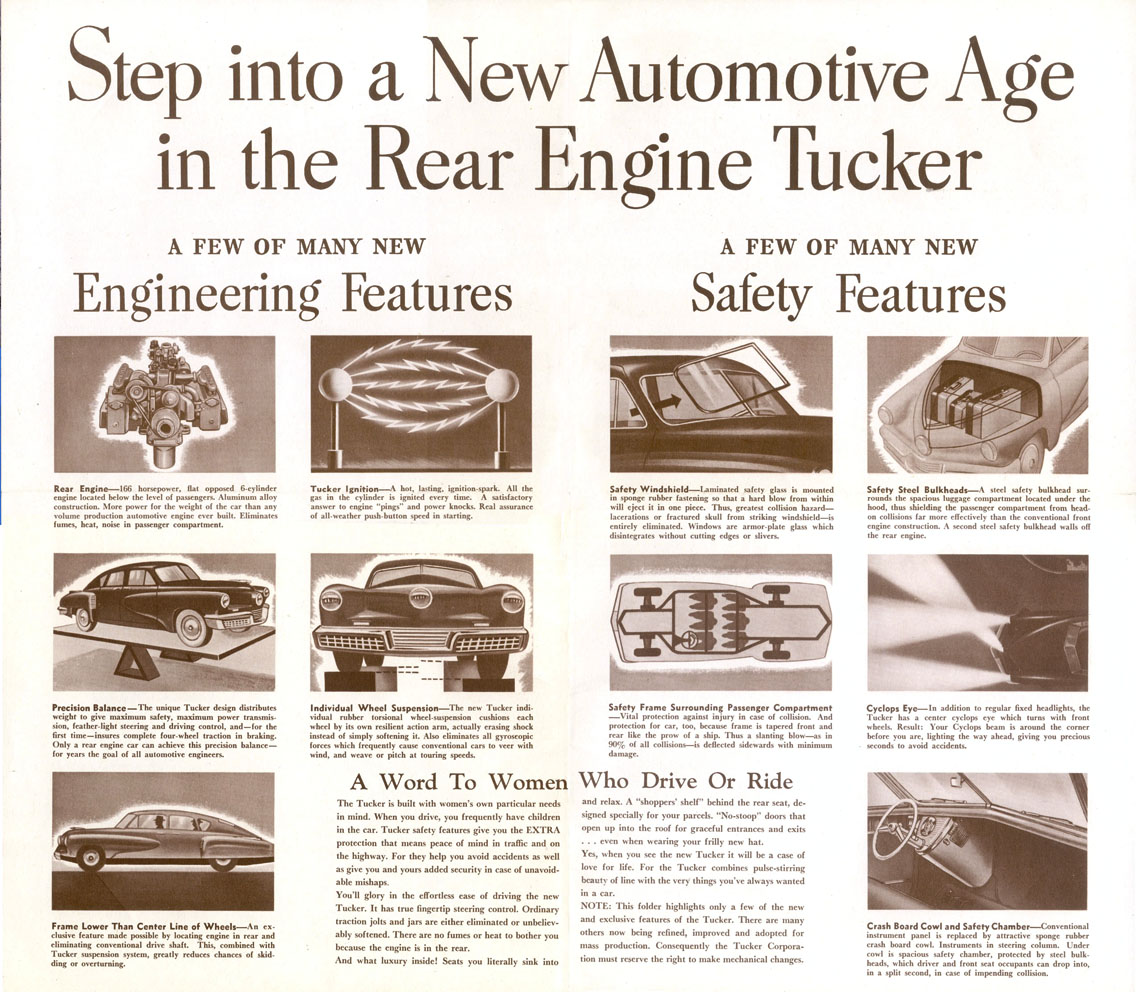 1948 Tucker Torpedo - Sales Brochure 