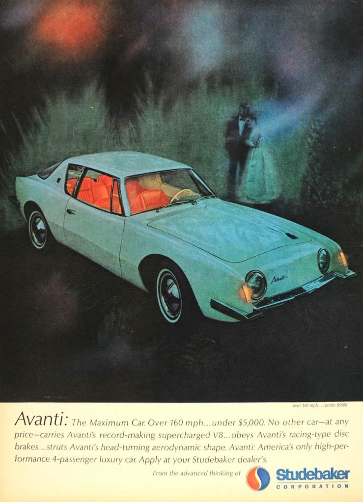 Studebaker Avanti, 1963 - Advertising