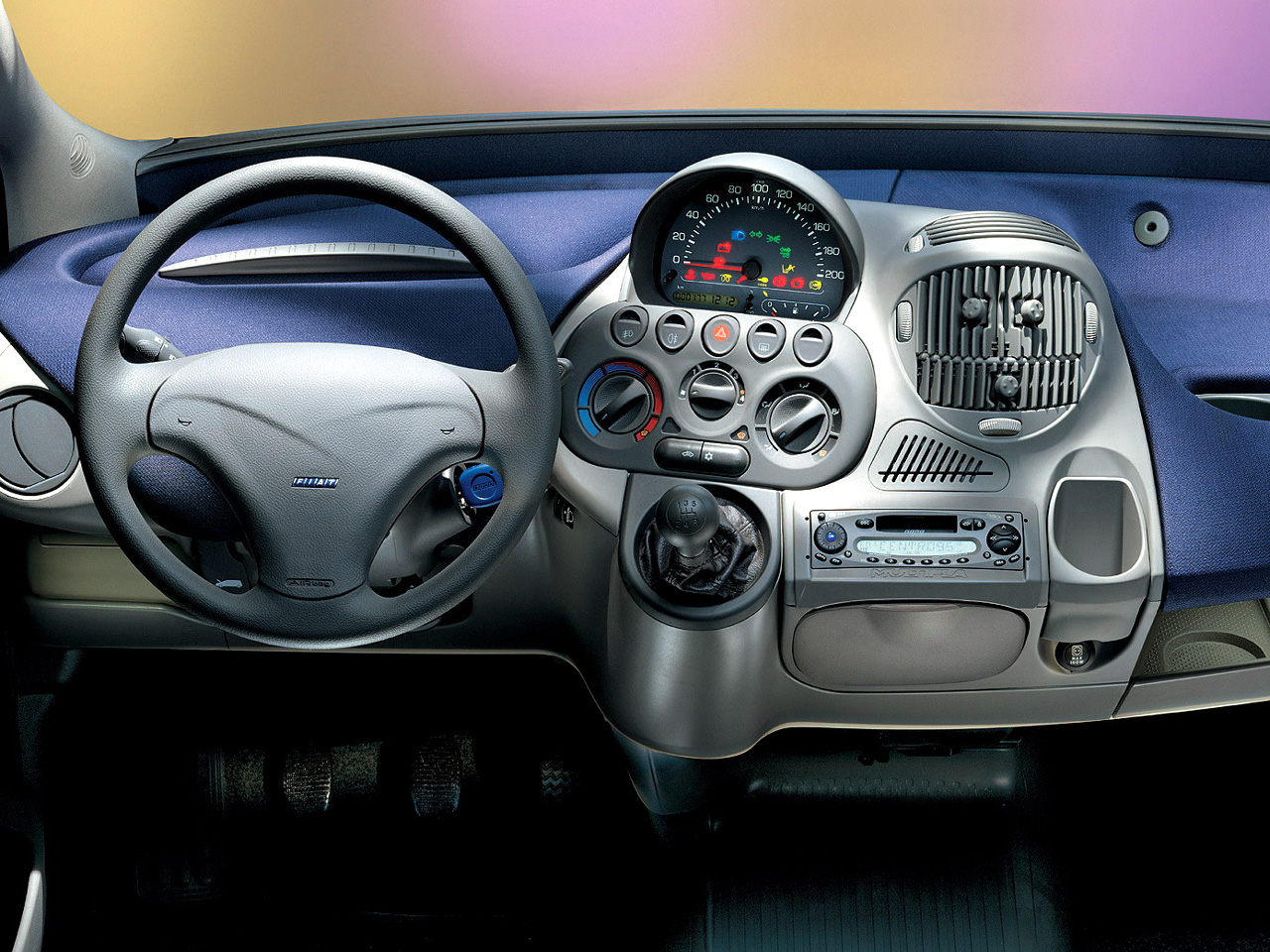 Fiat Multipla, 1999-2001 - Interior
