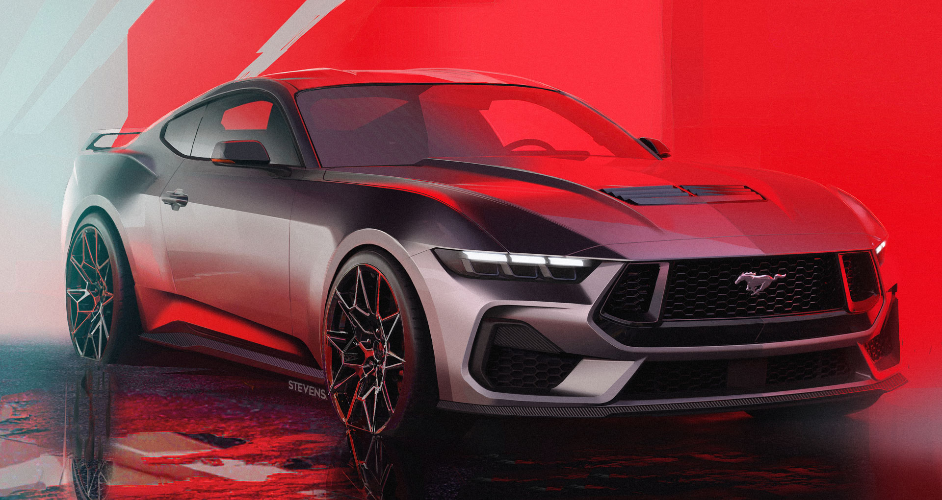 Ford Mustang, 2024 – Design Sketch