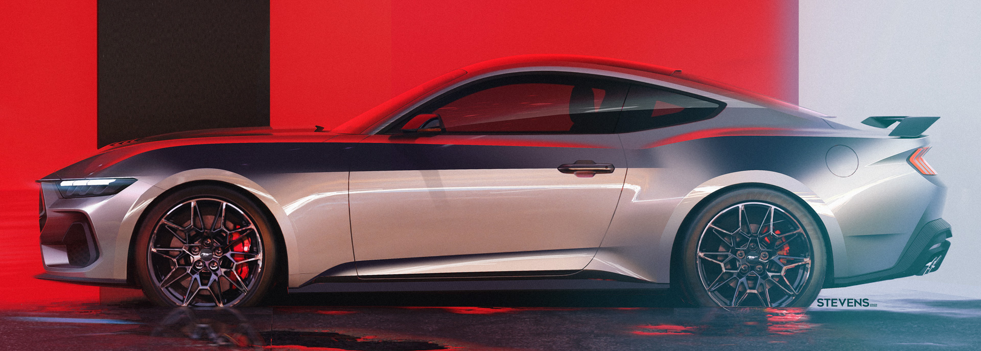 Ford Mustang, 2024 – Design Sketch
