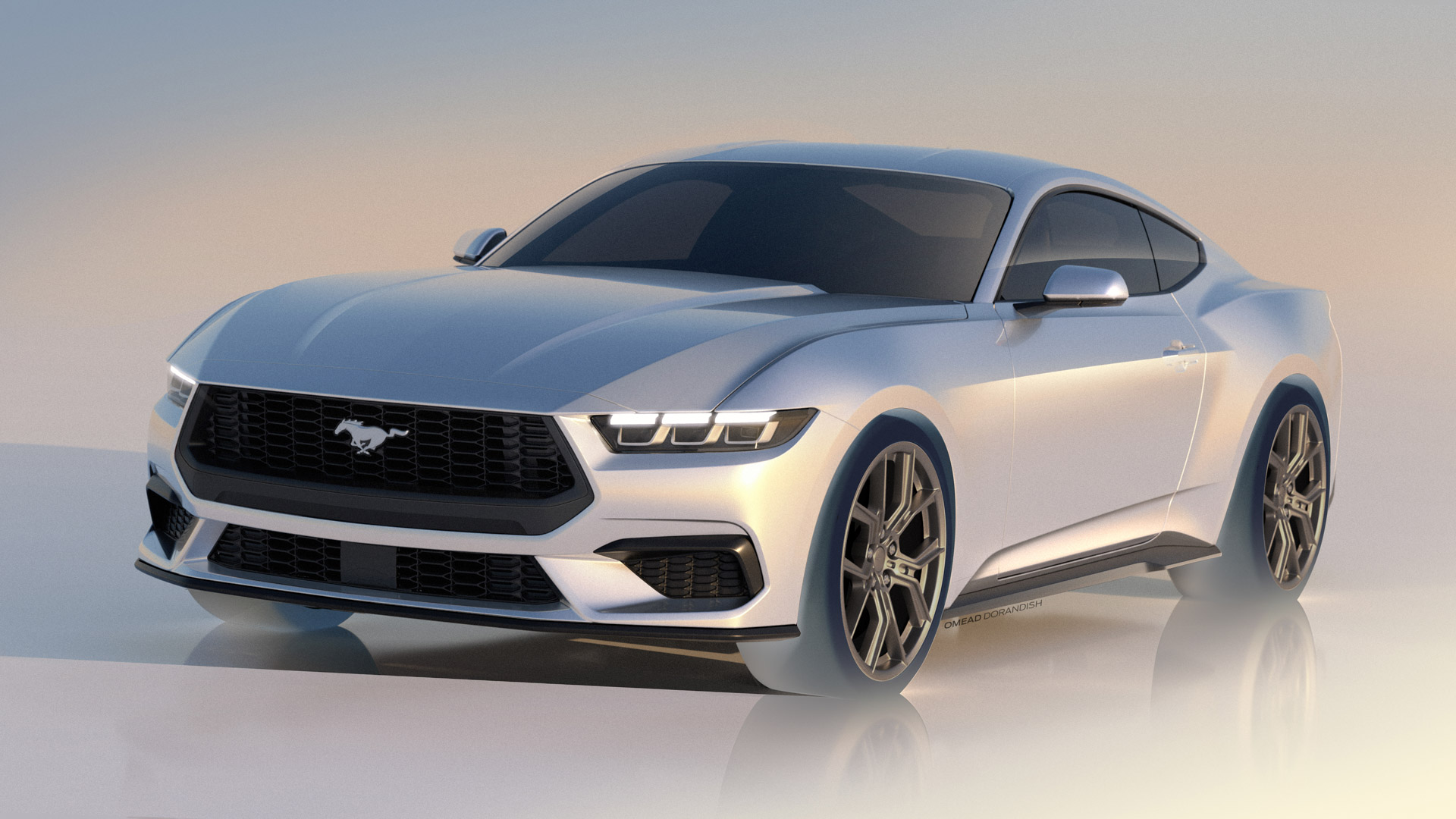 Ford Mustang, 2024 – Design Sketch