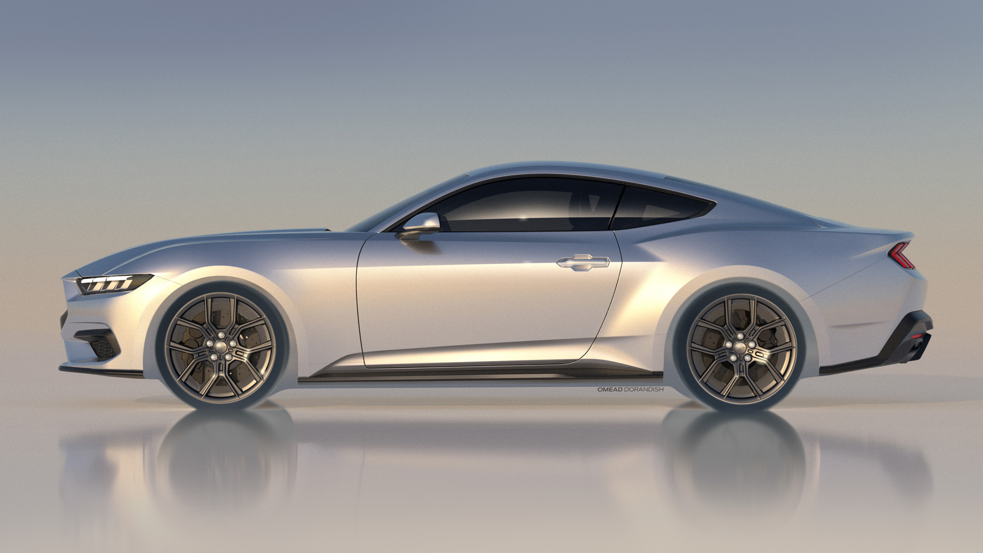 Ford Mustang, 2024 – Design Sketch