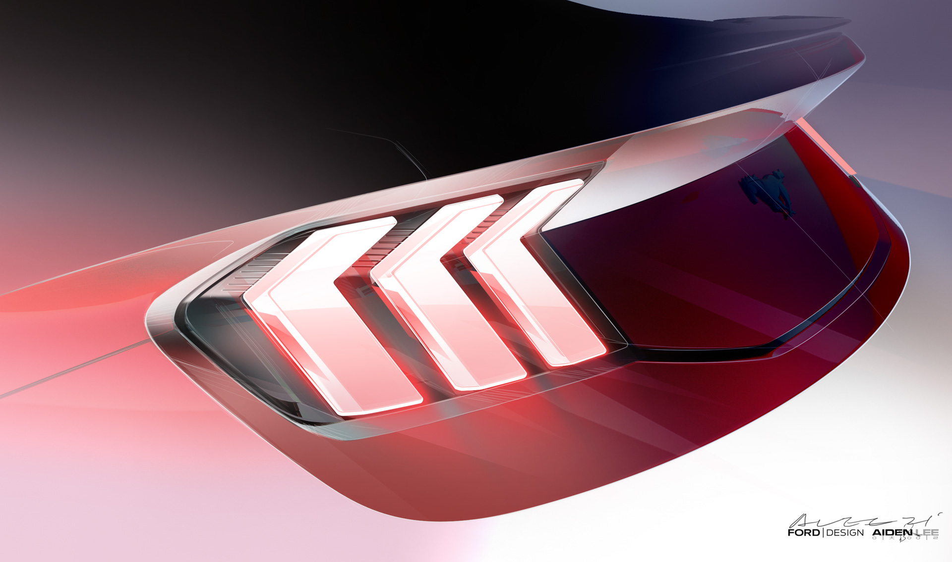 Ford Mustang, 2024 – Design Sketch