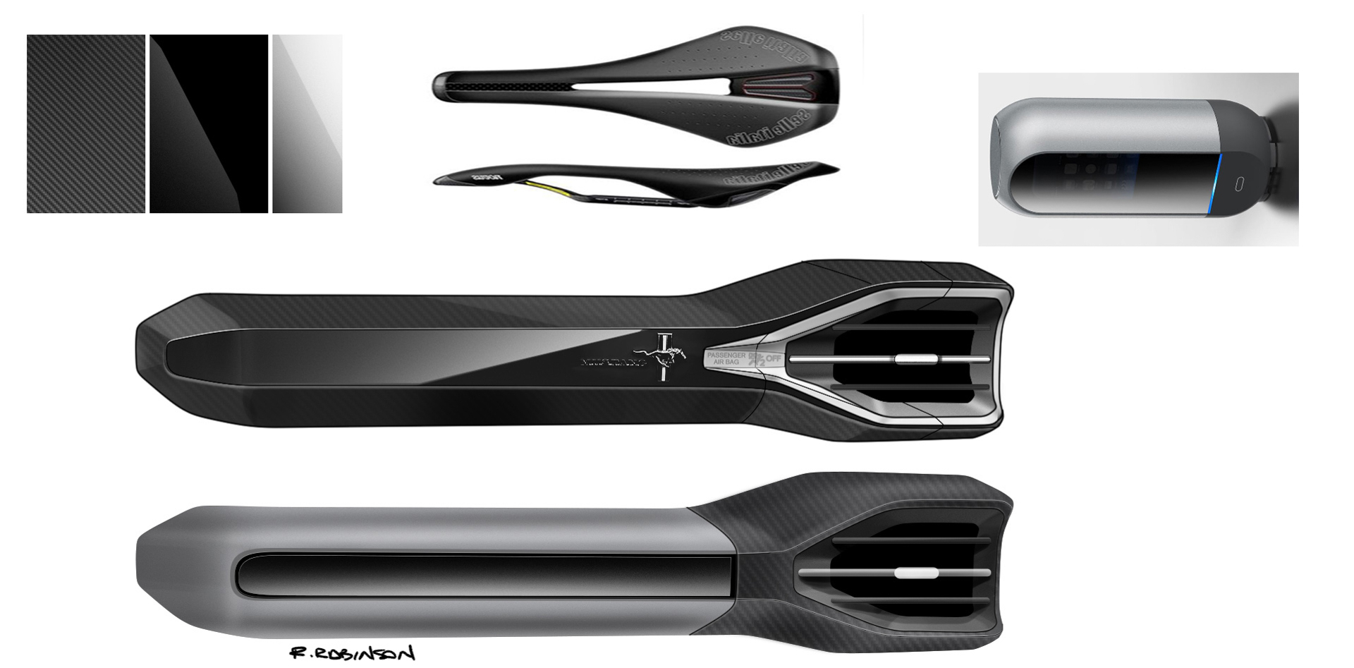 Ford Mustang, 2024 – Design Sketch – Interior