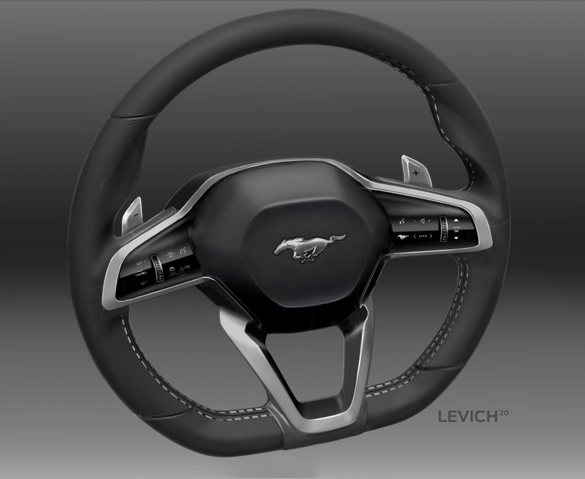 Ford Mustang, 2024 – Design Sketch – Interior