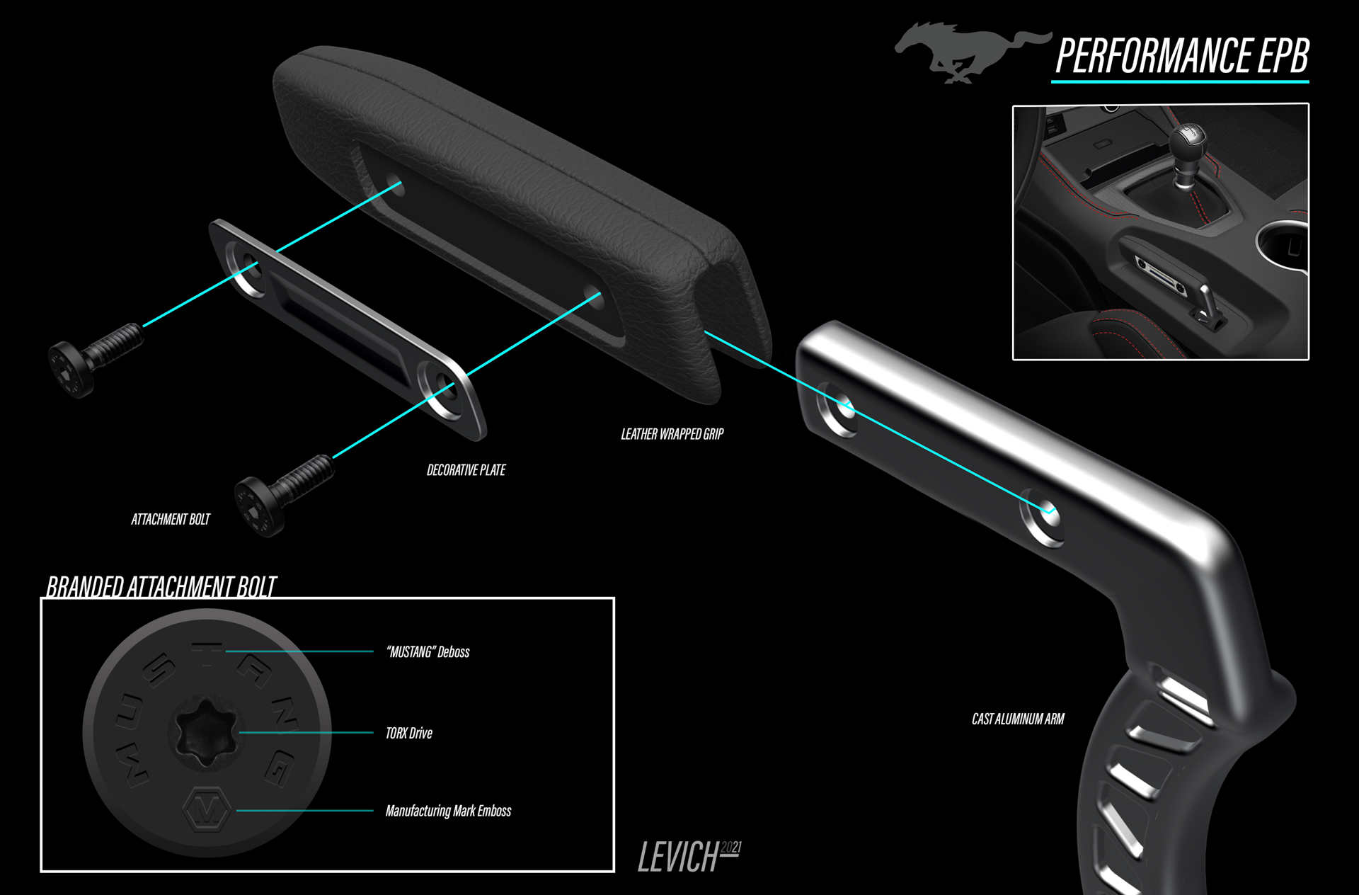Ford Mustang, 2024 – Design Sketch – Interior