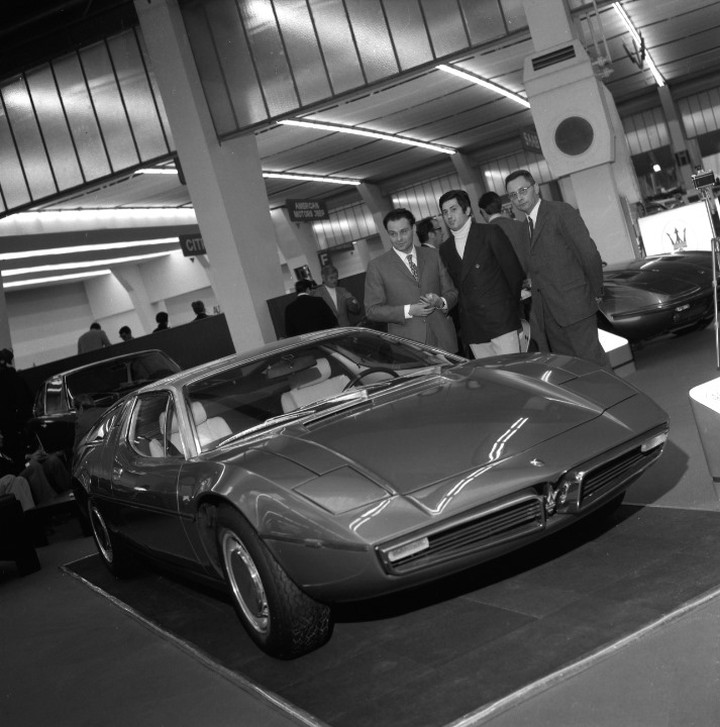 Maserati Bora Protopype – Giulio Alfieri, Giorgetto Giugiaro and Guy Malleret – Geneva'71
