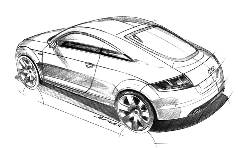 Audi TT, 2006 – Design Sketch