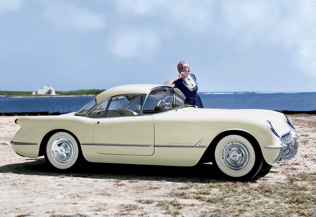 Chevrolet Corvette Convertible Coupe, 1954