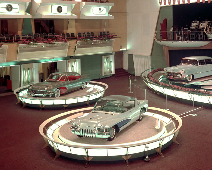 Cadillac La Salle II Hardtop Sedan, 1955 - on display at the Waldorf Astoria