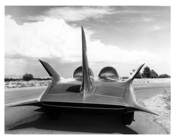 GM Firebird III, 1958 - Tail fin view