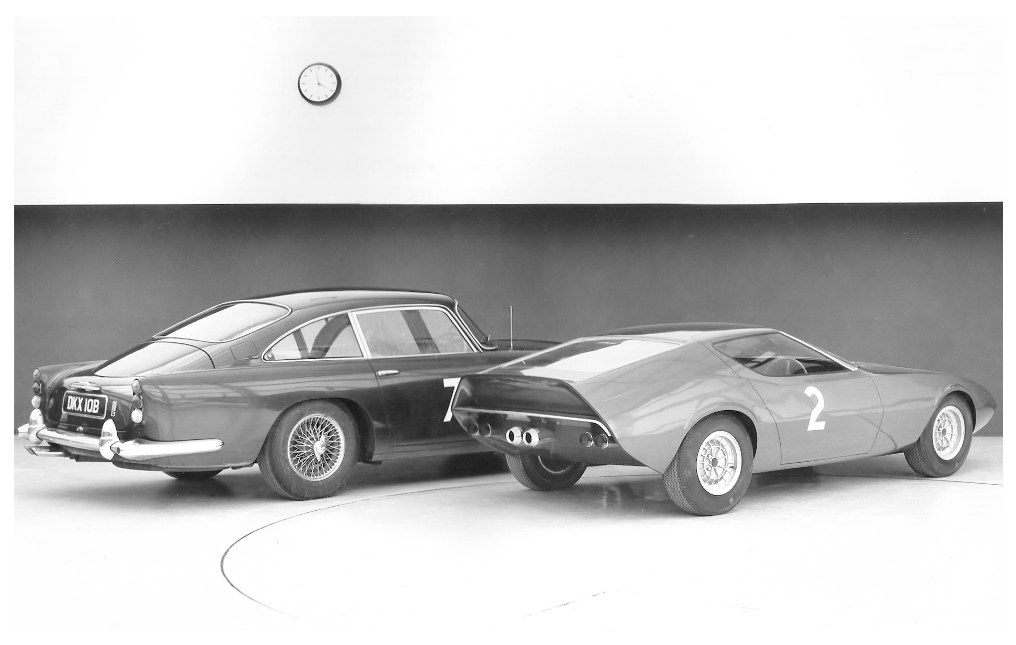 Vauxhall GT Concept, 1964 - compared with '63 Aston Martin DB5