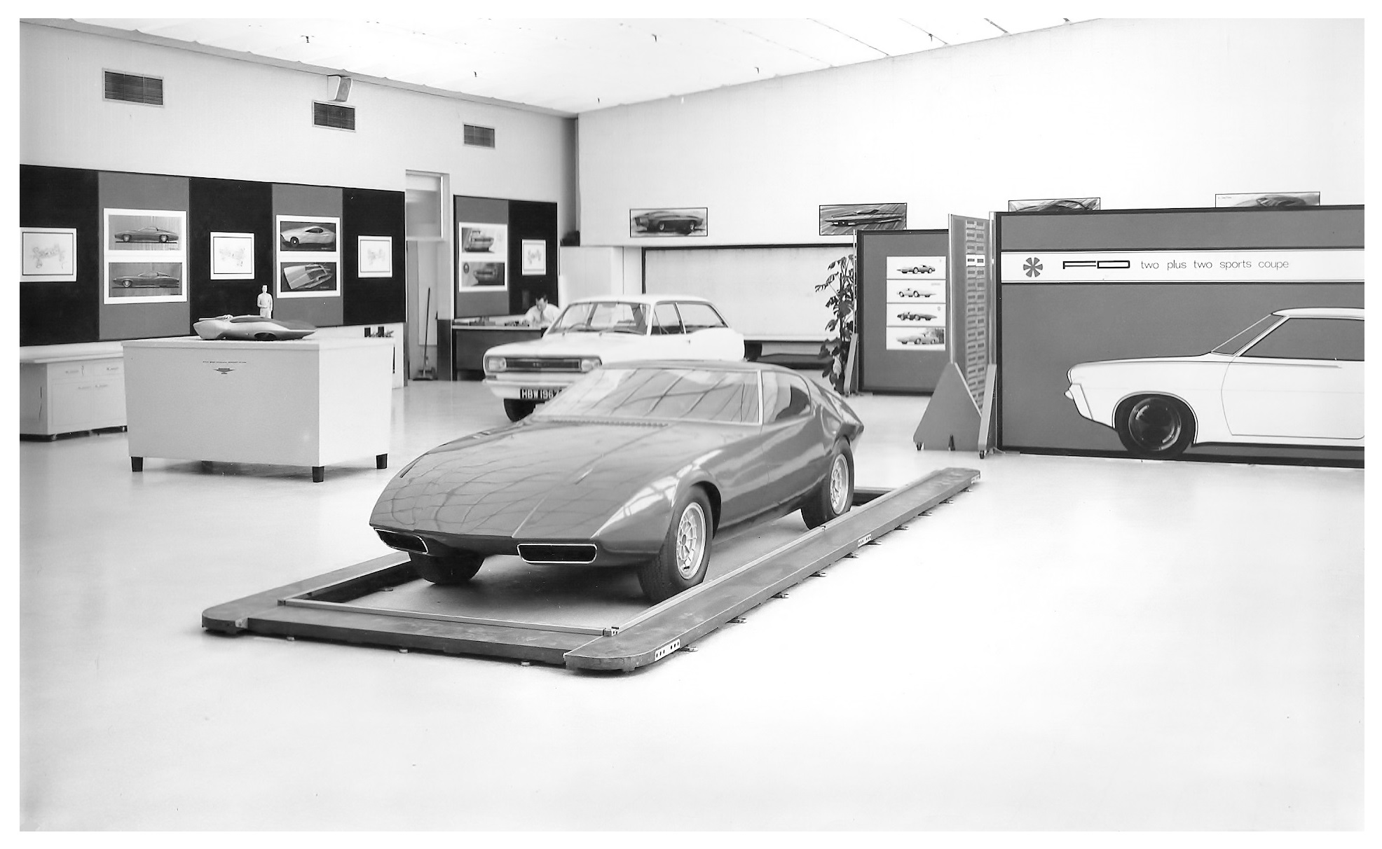 Vauxhall GT Concept, 1964 - In the Luton Studios