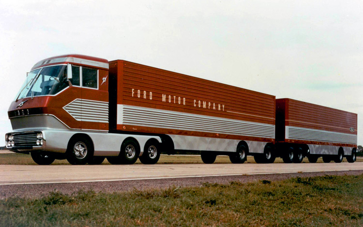 Ford 'Big Red' Experimental Gas Turbine Truck, 1964