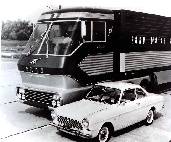Ford 'Big Red' Experimental Gas Turbine Truck, 1964