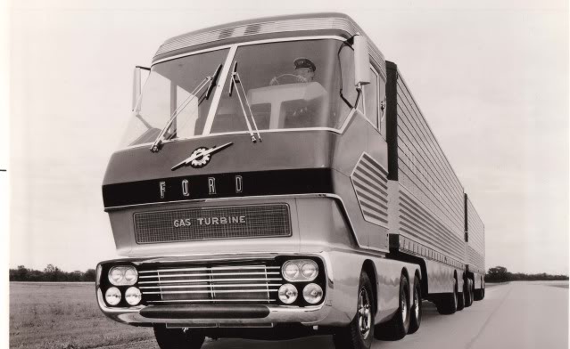 Ford 'Big Red' Experimental Gas Turbine Truck, 1964
