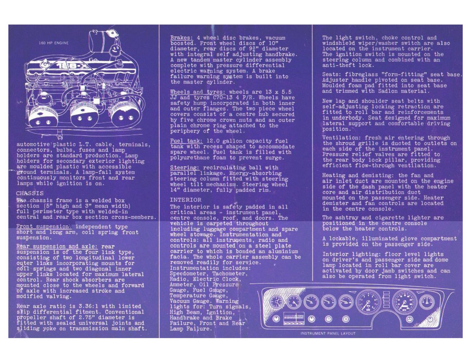 Holden Torana GTR-X, 1970 - Brochure