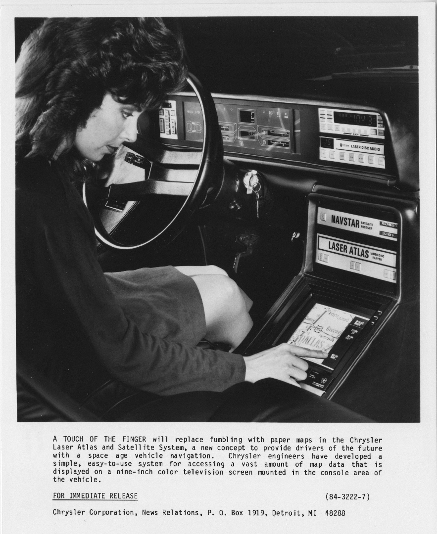 Chrysler Laser Atlas and Satellite System, 1984