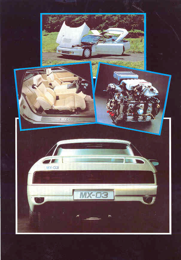 Mazda MX-03, 1985 - Brochure