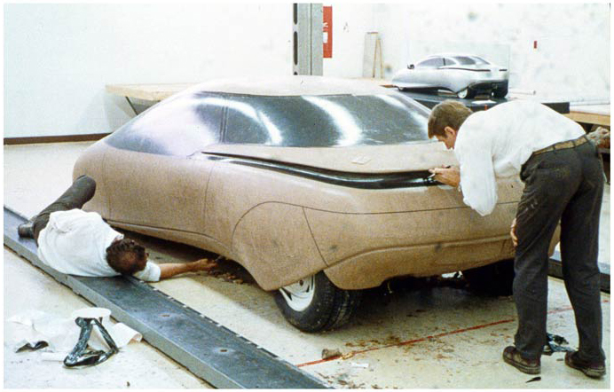 Pontiac Pursuit Concept, 1987 - Design Process