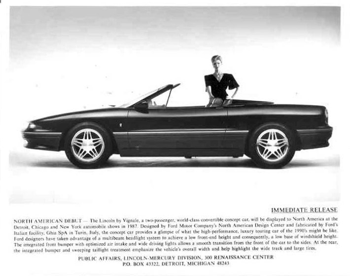 Lincoln by Vignale (Ghia), 1987