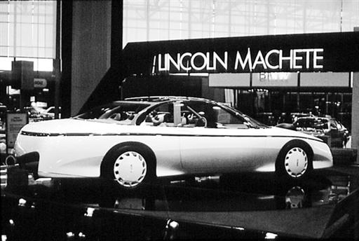 Lincoln Machete Concept - 1988 Chicago Auto Show