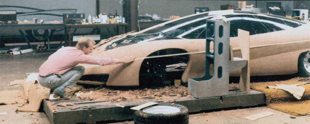 Pontiac Banshee Concept, 1988 - Clay model