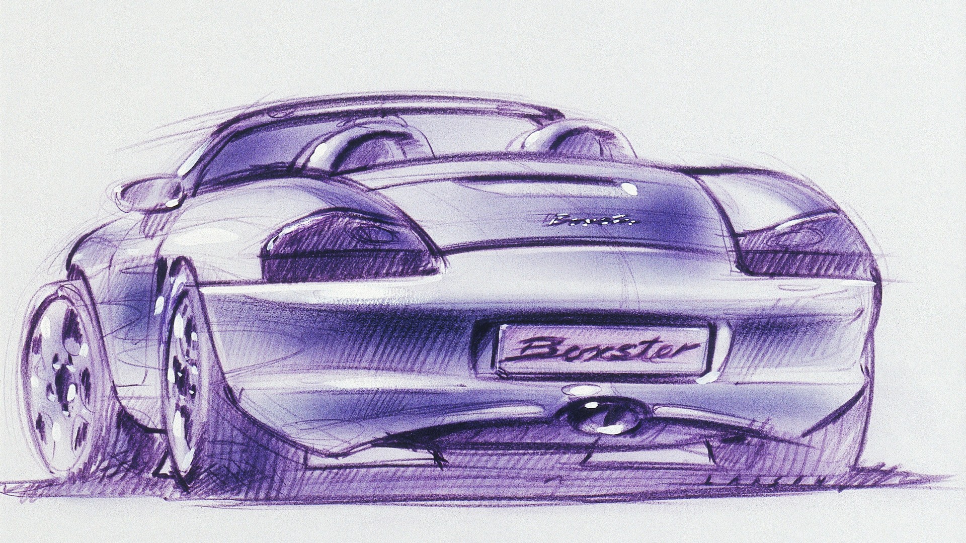 Porsche Boxster – Design Sketch